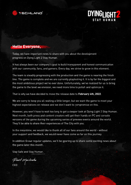 Görsel 5: Dying Light 2 Stay Human 2022 Başına Ertelendi - Oyun Haberleri - Oyun Dijital