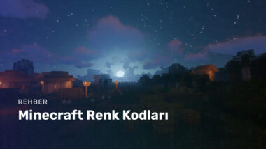 Görsel 7: Minecraft Renk Kodları - Rehber - Oyun Dijital