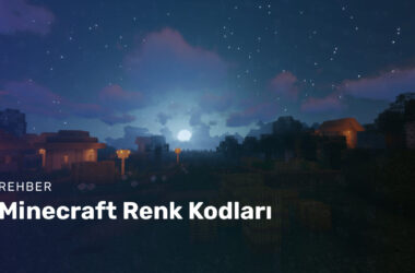 Görsel 5: Minecraft Renk Kodları - Rehber - Oyun Dijital
