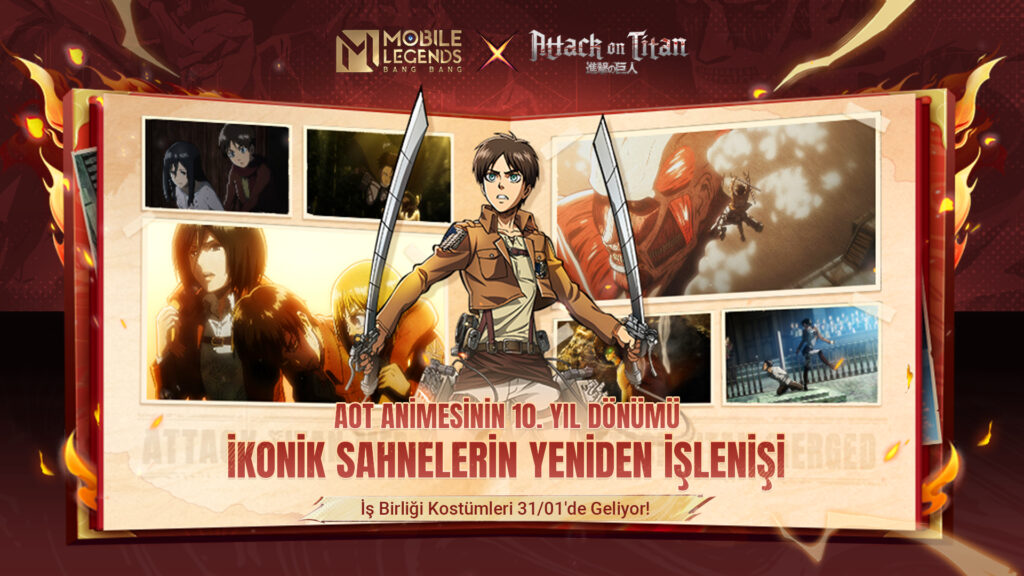 Görsel 6: İzci Alayları, Mobile Legends: Bang Bang x Attack on Titan işbirliği için toplanın! - Oyun Haberleri - Oyun Dijital